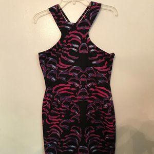 NWT KARDASHIAN Kollection Woven Back Dress NEW